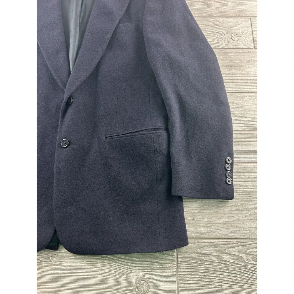 POLO by RALPH LAUREN BLUE 100% CAMEL HAIR SPORT COAT BLAZER JACKET Navy Blue